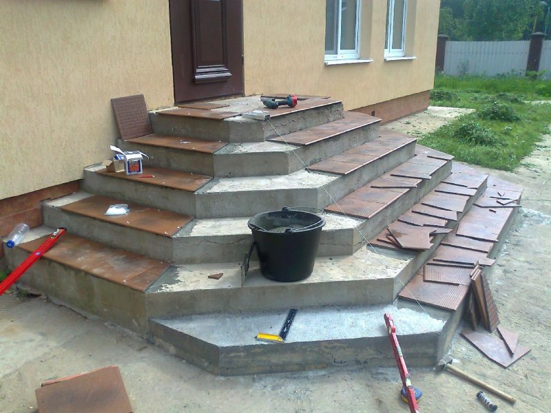 Бетонные лестницы в Конаково